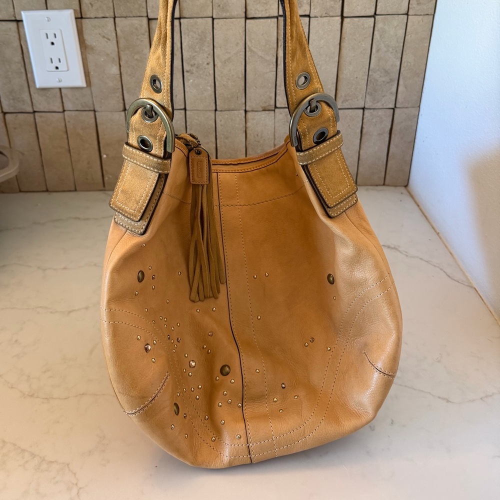 Coach SoHo Studded Leather Hobo Bag